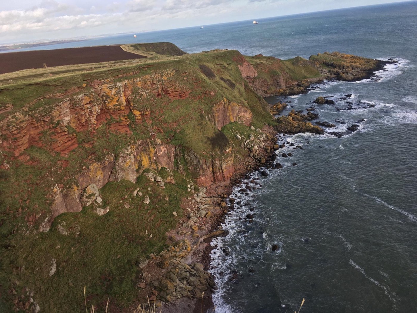 Redhead Point cliffs