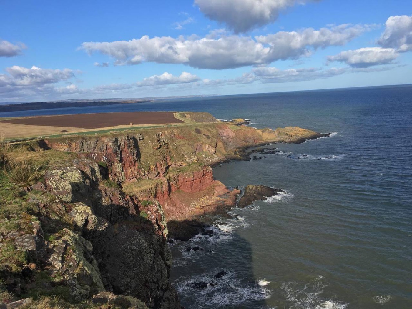 Redhead Point cliffs